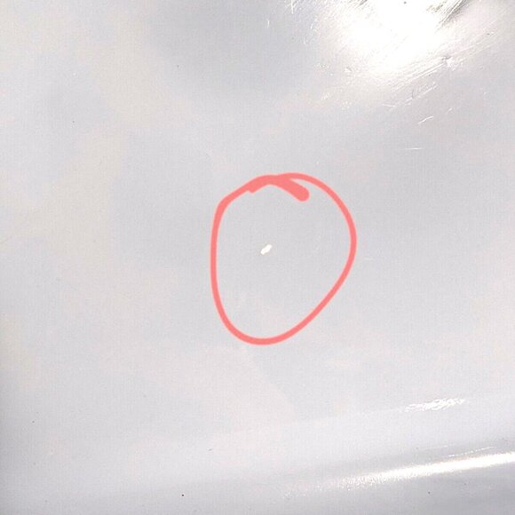 Vintage Glasbake J-247 Grecian Blue and White Milk Glass Baking Dish 9x9x2" VGC - Picture 9 of 9